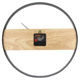 Maxbell Japanese Style Wooden Wall Clock Battery Operated for Dorm Bedroom Study