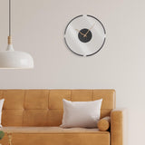 Maxbell Round Wall Clock Modern Simple Silent 30cm for Home Kitchen Festival Gift