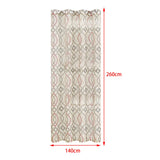 Maxbell Screen Curtain Door String Curtain with hole Line Printed for Living Room