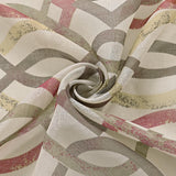 Maxbell Screen Curtain Door String Curtain with hole Line Printed for Living Room