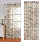 Maxbell Screen Curtain Door String Curtain with hole Line Printed for Living Room