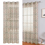 Maxbell Screen Curtain Door String Curtain with hole Line Printed for Living Room