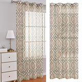 Maxbell Screen Curtain Door String Curtain with hole Line Printed for Living Room