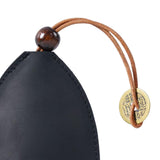 Maxbell Multifunction Car Key Holder PU Leather Pendant for Business Men Women Black