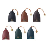 Maxbell Multifunction Car Key Holder PU Leather Pendant for Business Men Women Black