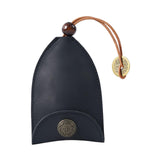 Maxbell Multifunction Car Key Holder PU Leather Pendant for Business Men Women Black