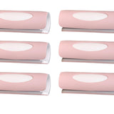 Maxbell 6Pcs Bed Sheet Grippers Clamps for Mattresses with Raised Edge Anti Slip Pink White