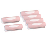 Maxbell 6Pcs Bed Sheet Grippers Clamps for Mattresses with Raised Edge Anti Slip Pink White