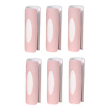 Maxbell 6Pcs Bed Sheet Grippers Clamps for Mattresses with Raised Edge Anti Slip Pink White