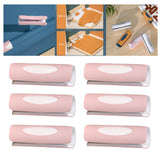 Maxbell 6Pcs Bed Sheet Grippers Clamps for Mattresses with Raised Edge Anti Slip Pink White