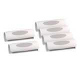 Maxbell 6Pcs Bed Sheet Grippers Clamps for Mattresses with Raised Edge Anti Slip Gray White