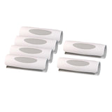 Maxbell 6Pcs Bed Sheet Grippers Clamps for Mattresses with Raised Edge Anti Slip Gray White