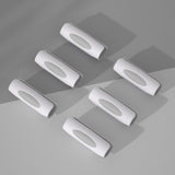 Maxbell 6Pcs Bed Sheet Grippers Clamps for Mattresses with Raised Edge Anti Slip Gray White