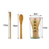 Maxbell Matcha Whisk Set Multifunction Handmade Starter Kit Utensil for Ceremonial