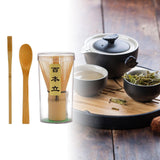 Maxbell Matcha Whisk Set Multifunction Handmade Starter Kit Utensil for Ceremonial