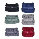 Maxbell Rectangle Ottoman Slipcover High Elastic storage Cover Removable
