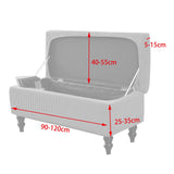 Maxbell Rectangle Ottoman Slipcover High Elastic storage Cover Removable