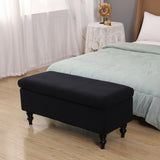 Maxbell Rectangle Ottoman Slipcover High Elastic storage Cover Removable