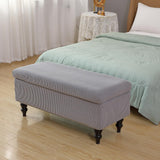 Maxbell Rectangle Ottoman Slipcover High Elastic storage Cover Removable