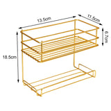 Maxbell Multifunction Shower Organizer Shelf Countertop Shower Organizer Free Drill