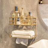 Maxbell Multifunction Shower Organizer Shelf Countertop Shower Organizer Free Drill