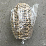 Maxbell Handwoven Lamp Shade Hanging Light Fixture Cover for Hotel Cafe Decoration