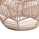 Maxbell Handwoven Lamp Shade Hanging Light Fixture Cover for Hotel Cafe Decoration