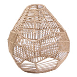 Maxbell Handwoven Lamp Shade Hanging Light Fixture Cover for Hotel Cafe Decoration