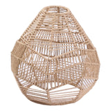 Maxbell Handwoven Lamp Shade Hanging Light Fixture Cover for Hotel Cafe Decoration
