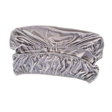 Maxbell Rectangle Ottoman Slipcover for Most Hinged Lid Storage Ottoman Bedroom Light Gray