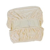 Maxbell Rectangle Ottoman Slipcover for Most Hinged Lid Storage Ottoman Bedroom Beige