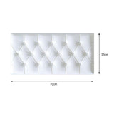 Maxbell 35Cmx70cm Wall Stickers Wallpaper Removable for Wall Bedroom Decoration White