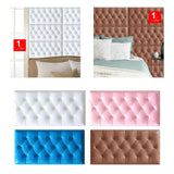 Maxbell 35Cmx70cm Wall Stickers Wallpaper Removable for Wall Bedroom Decoration White