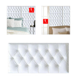 Maxbell 35Cmx70cm Wall Stickers Wallpaper Removable for Wall Bedroom Decoration White