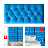 Maxbell 35Cmx70cm Wall Stickers Wallpaper Removable for Wall Bedroom Decoration Dark Blue