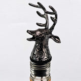 Maxbell 6Pcs Bottle Pourer Gift Durable Solid Creative Alloy for KTV Clubs Hotels Black