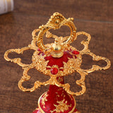 Maxbell Elegant Small Goblets Drinkware Set Retro for Ornament Housewarming Wedding Red