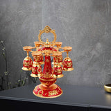 Maxbell Elegant Small Goblets Drinkware Set Retro for Ornament Housewarming Wedding Red