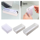 Maxbell Cable Management Power Cord Organizer for Stationery Supplies Desk Home 5Pcs