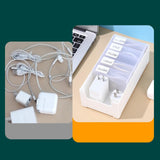 Maxbell Cable Management Power Cord Organizer for Stationery Supplies Desk Home 5Pcs