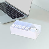 Maxbell Cable Management Power Cord Organizer for Stationery Supplies Desk Home S