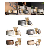 Maxbell Handmade Matcha Set Traditional Tea Ceremony for Tea House Kithen Restaurant Black
