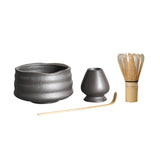 Maxbell Handmade Matcha Set Traditional Tea Ceremony for Tea House Kithen Restaurant Black