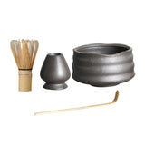 Maxbell Handmade Matcha Set Traditional Tea Ceremony for Tea House Kithen Restaurant Black