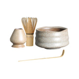 Maxbell Handmade Matcha Set Traditional Tea Ceremony for Tea House Kithen Restaurant Apricot
