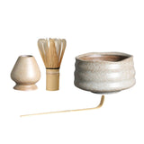 Maxbell Handmade Matcha Set Traditional Tea Ceremony for Tea House Kithen Restaurant Apricot
