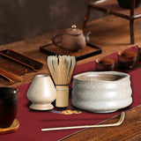 Maxbell Handmade Matcha Set Traditional Tea Ceremony for Tea House Kithen Restaurant Apricot
