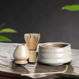 Maxbell Handmade Matcha Set Traditional Tea Ceremony for Tea House Kithen Restaurant Apricot