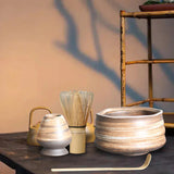 Maxbell Handmade Matcha Set Traditional Tea Ceremony for Tea House Kithen Restaurant Brown