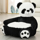 Maxbell Sofa Seat Cover 19x19x17.7inch Decoration Soft Nursery Kids Chair Cover Panda